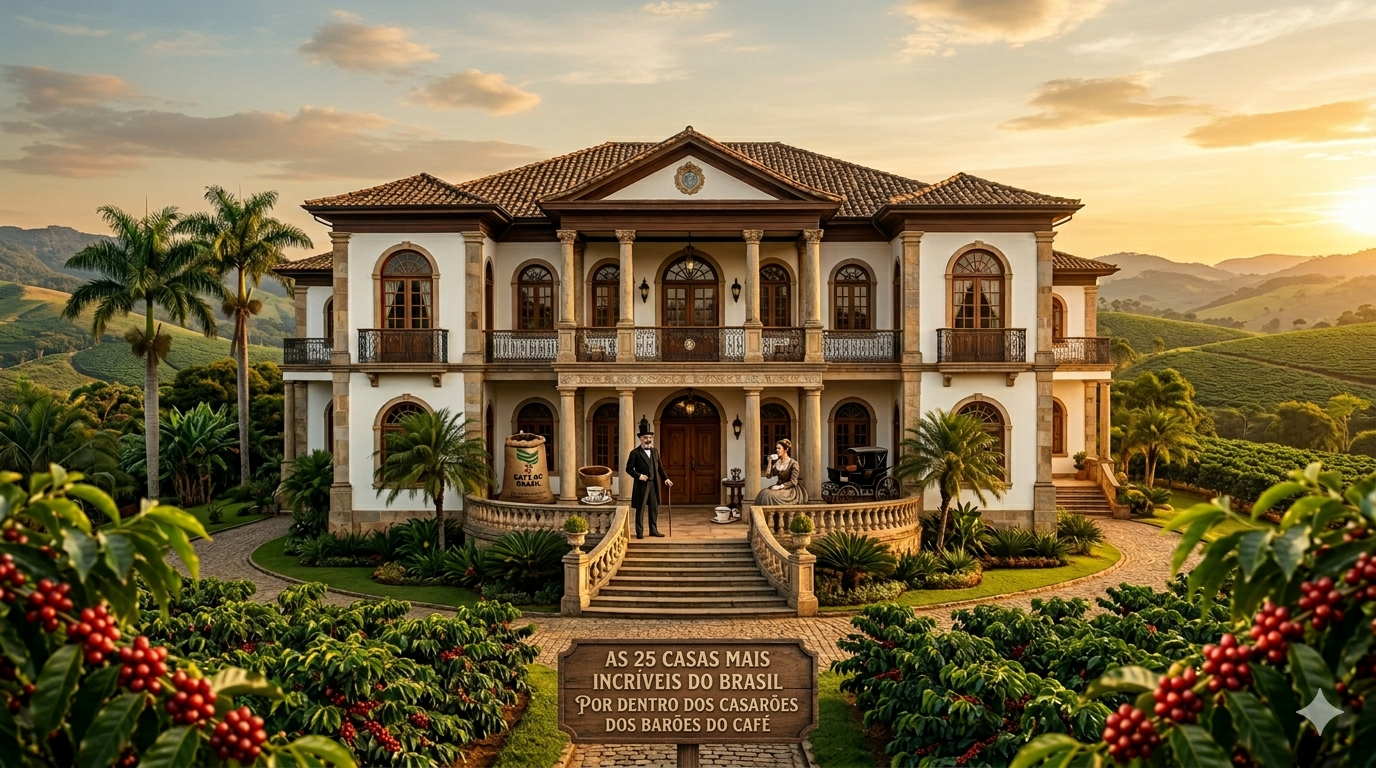 As 25 Casas Mais Incríveis do Brasil: Por Dentro dos Casarões dos Barões do Café